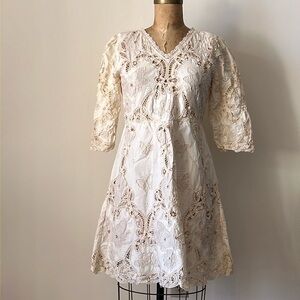 Rare 1980’s Vintage Lace Dress